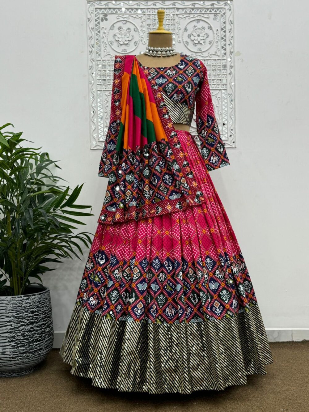 Navratri Special Fancy Digital Printed Lehenga Choli with Dupatta