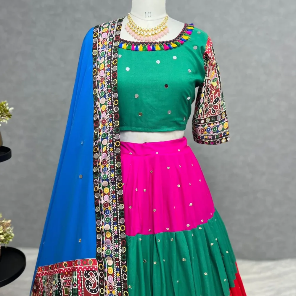 3-Piece Lehenga with Choli and Beautiful Dupatta
