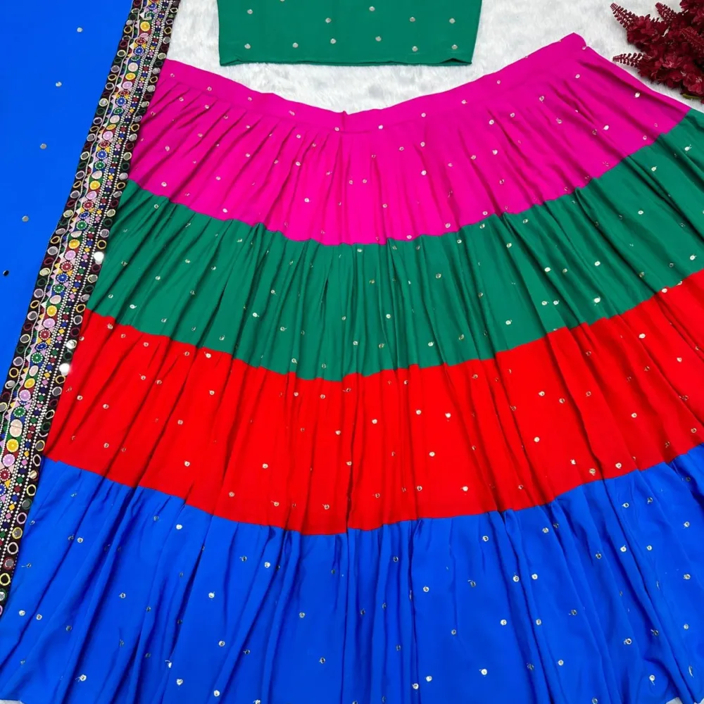 3-Piece Lehenga with Choli and Beautiful Dupatta