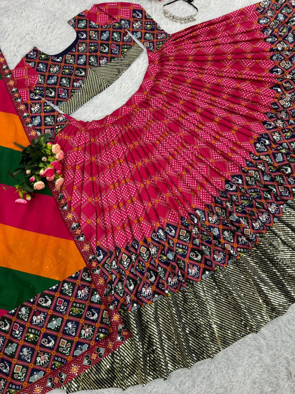 Navratri Special Fancy Digital Printed Lehenga Choli with Dupatta