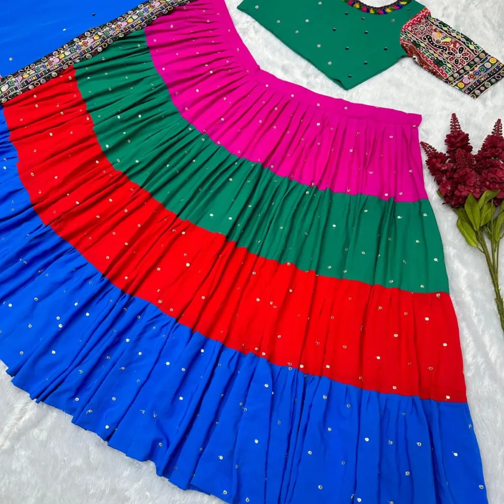 3-Piece Lehenga with Choli and Beautiful Dupatta