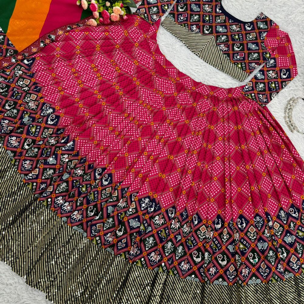 Navratri Special Fancy Digital Printed Lehenga Choli with Dupatta