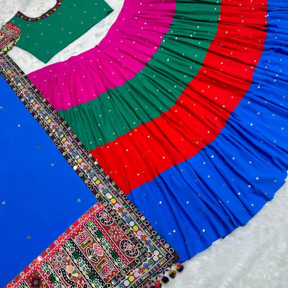 3-Piece Lehenga with Choli and Beautiful Dupatta