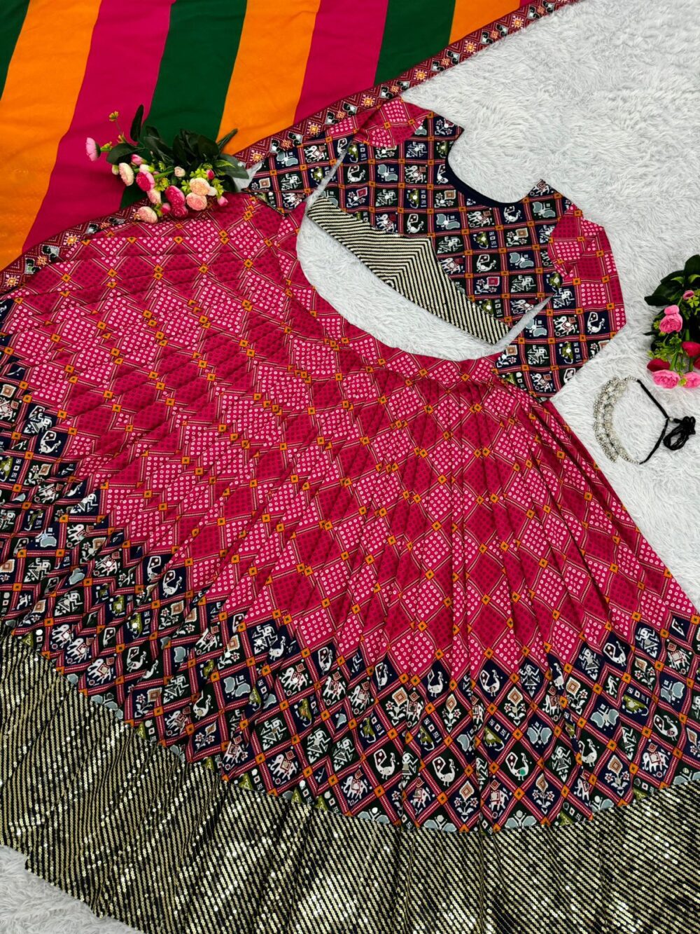 Navratri Special Fancy Digital Printed Lehenga Choli with Dupatta