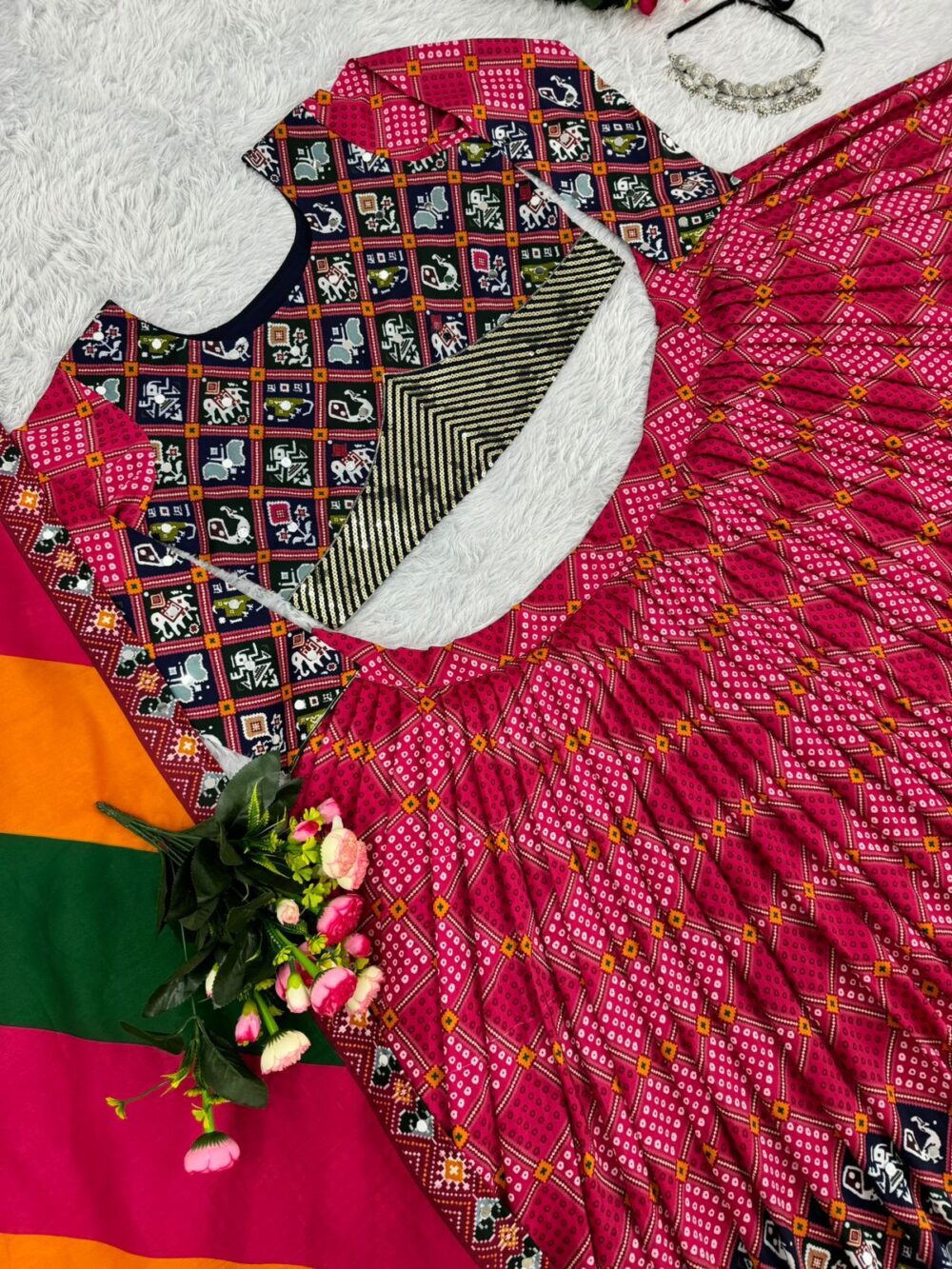 Navratri Special Fancy Digital Printed Lehenga Choli with Dupatta