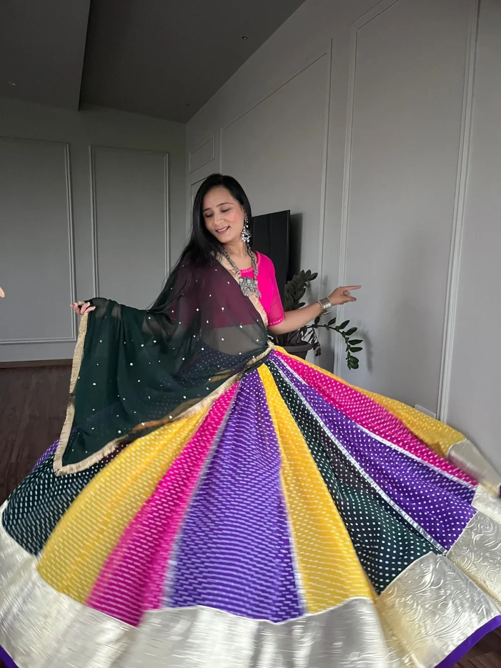 Multi Color Lehenga Choli
