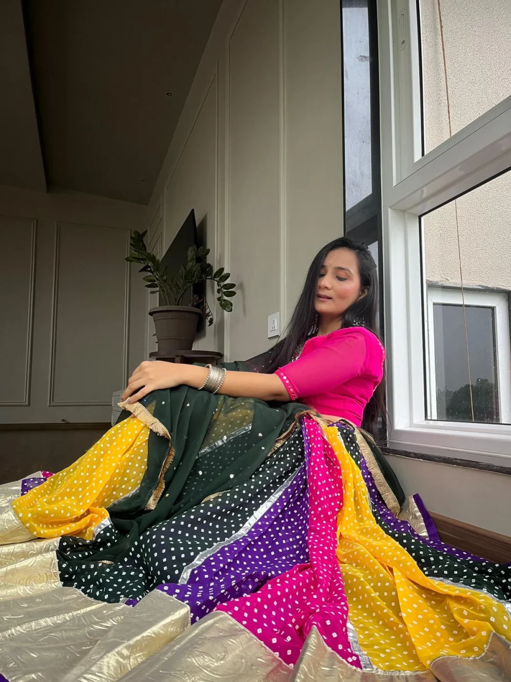 Multi Color Lehenga Choli