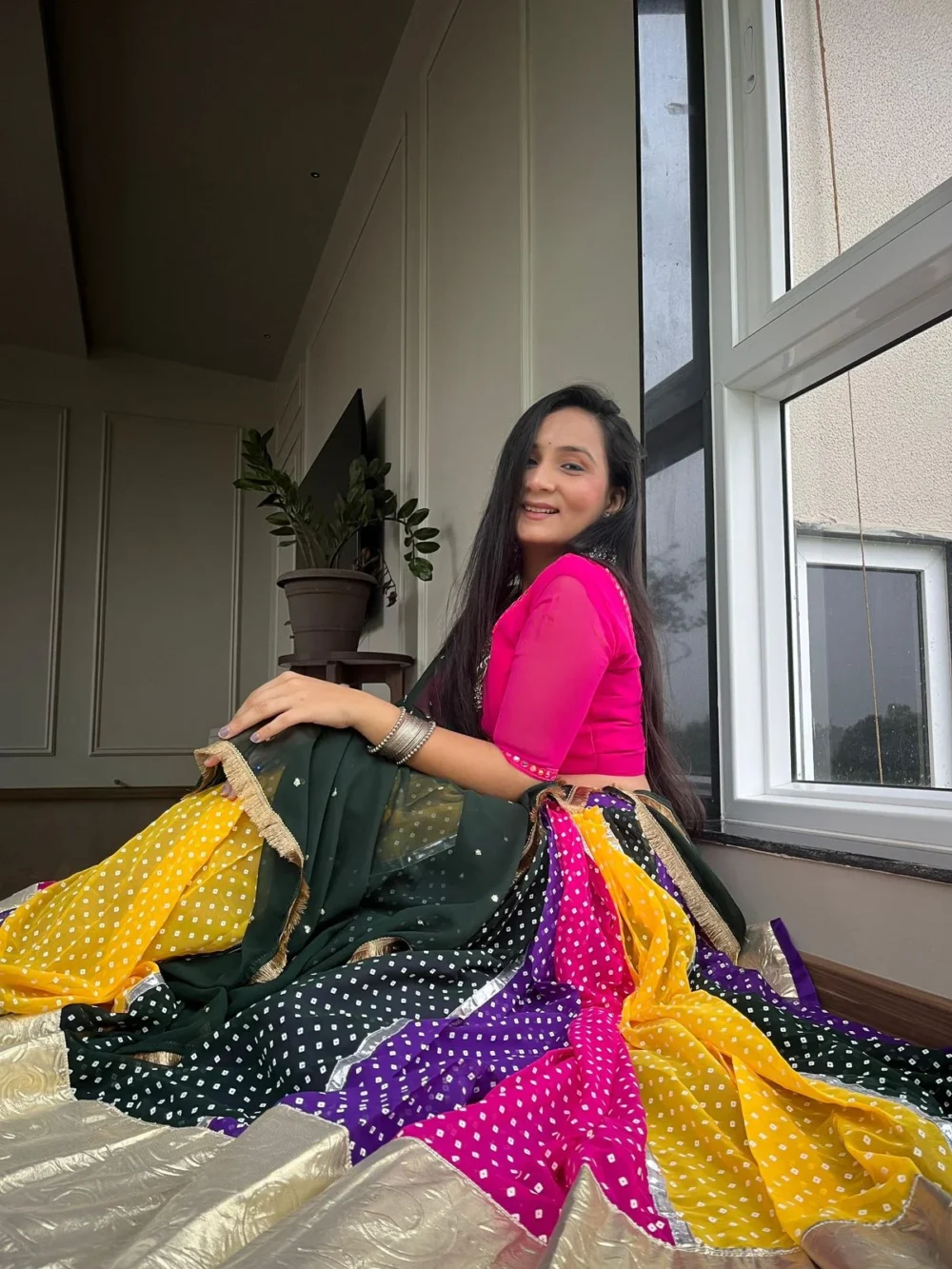Multi Color Lehenga Choli