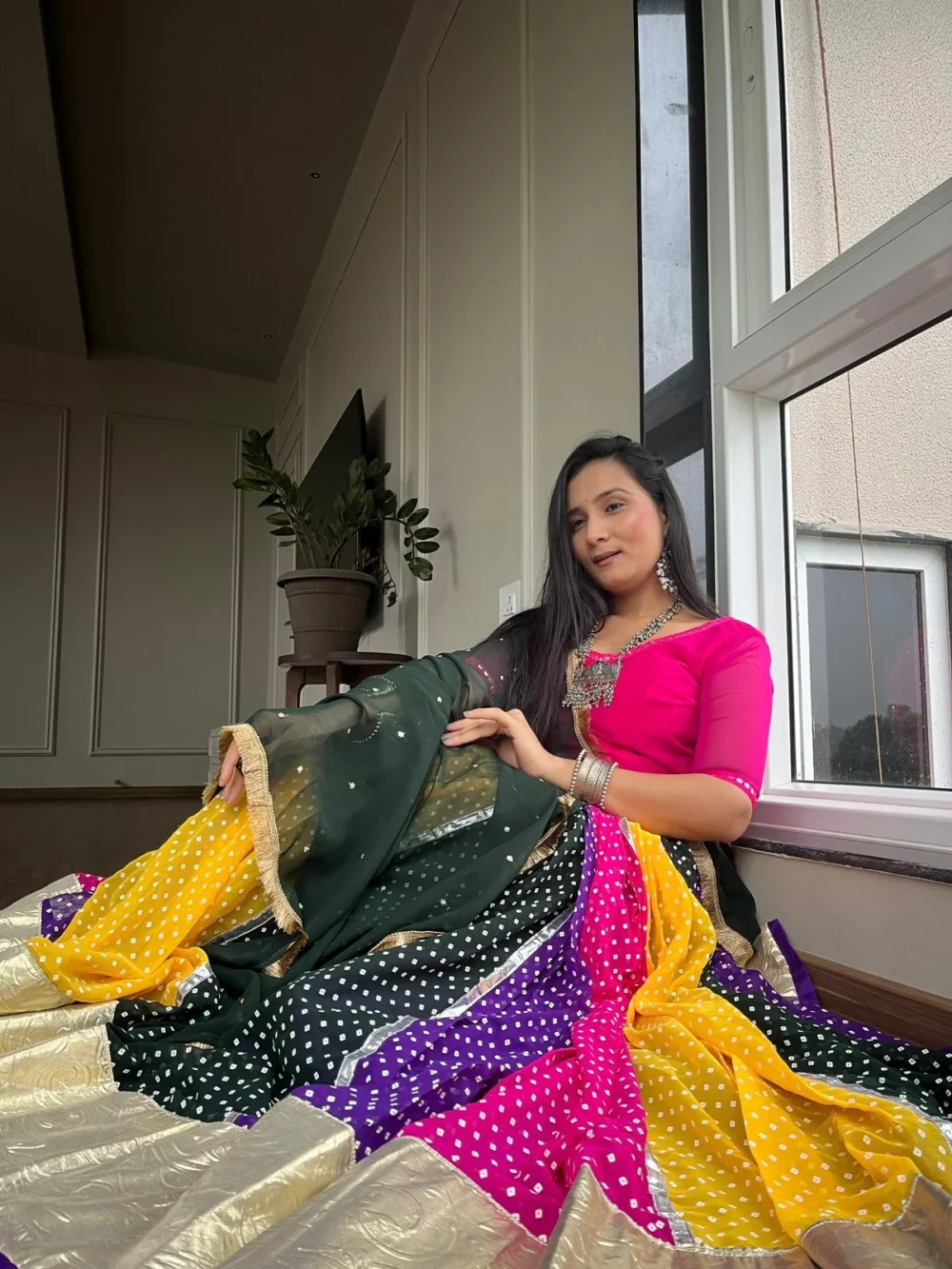 Multi Color Lehenga Choli