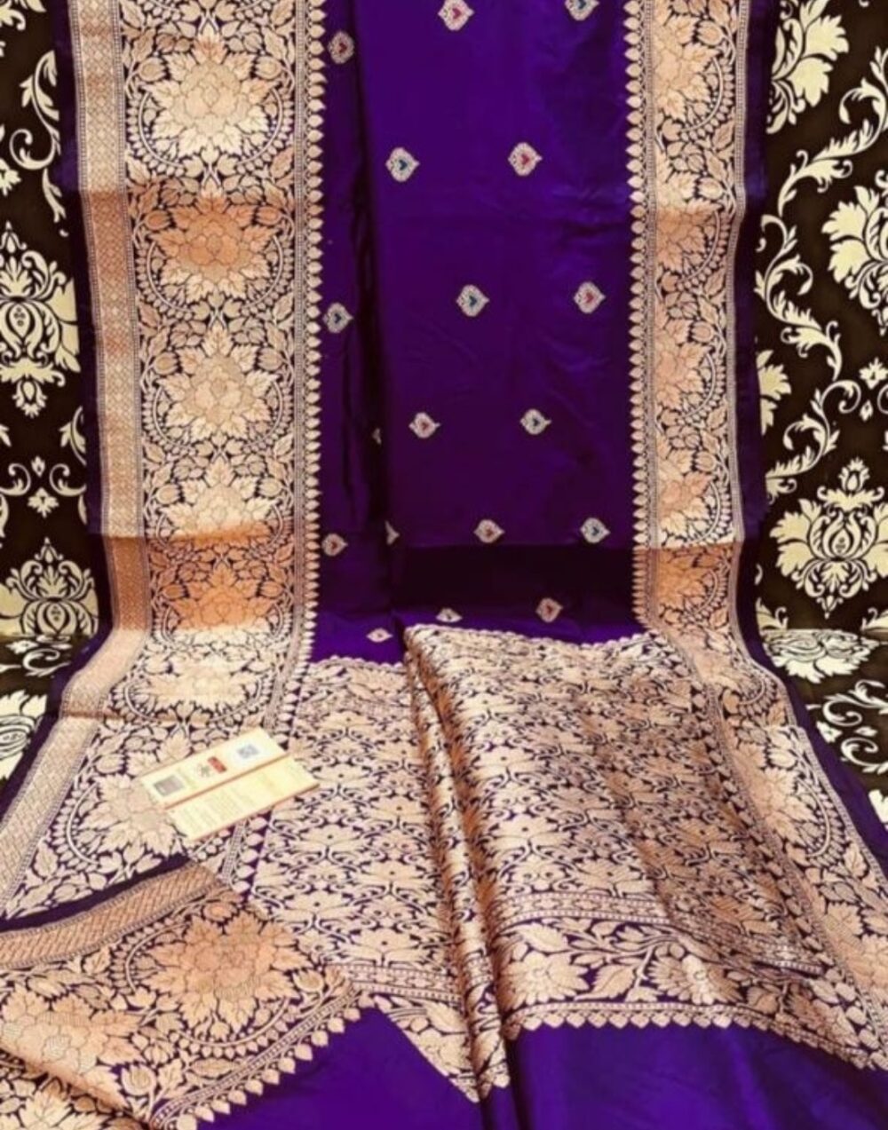 Mysore Silk Purple Color Saree