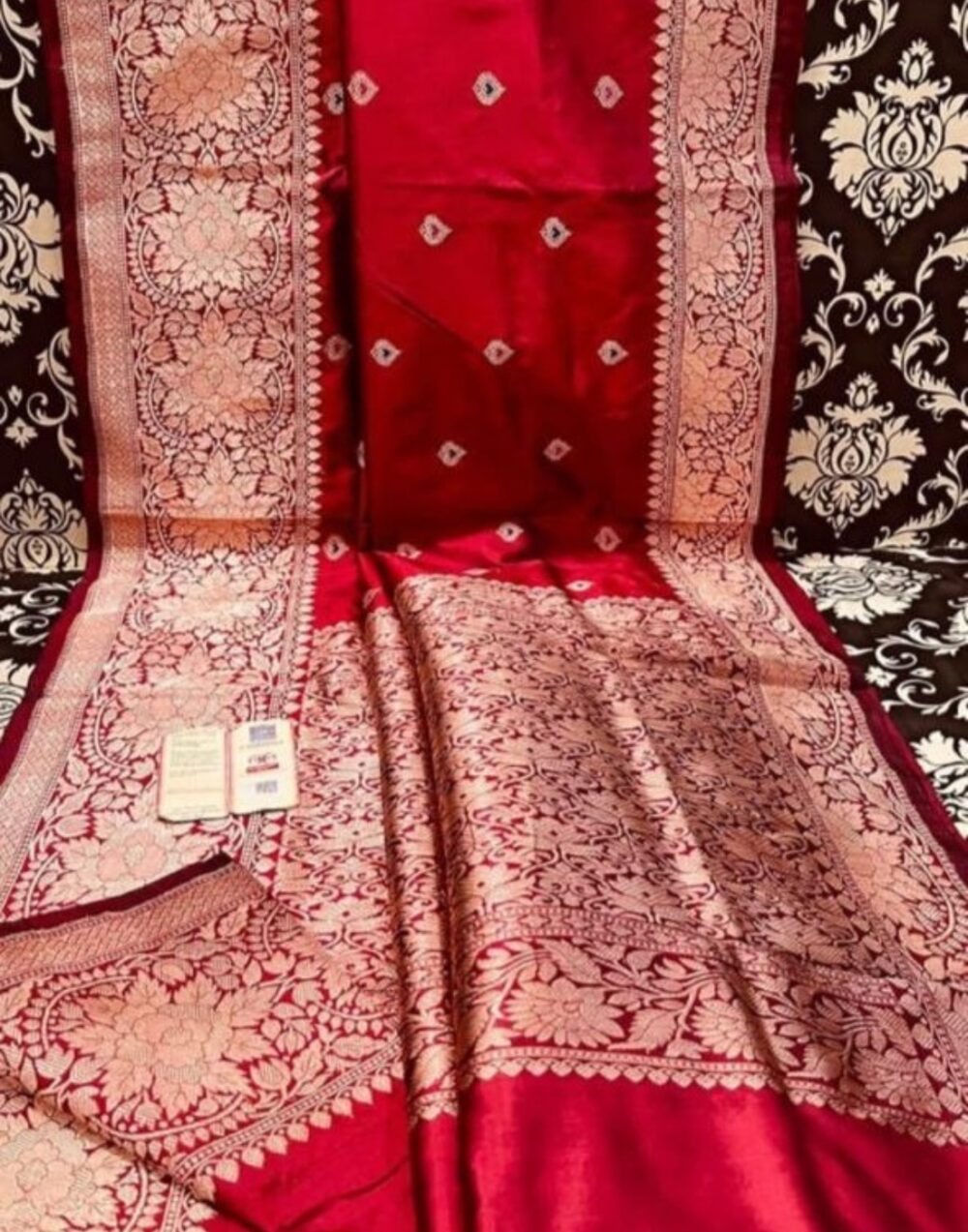 Mysore Silk Red Color Saree