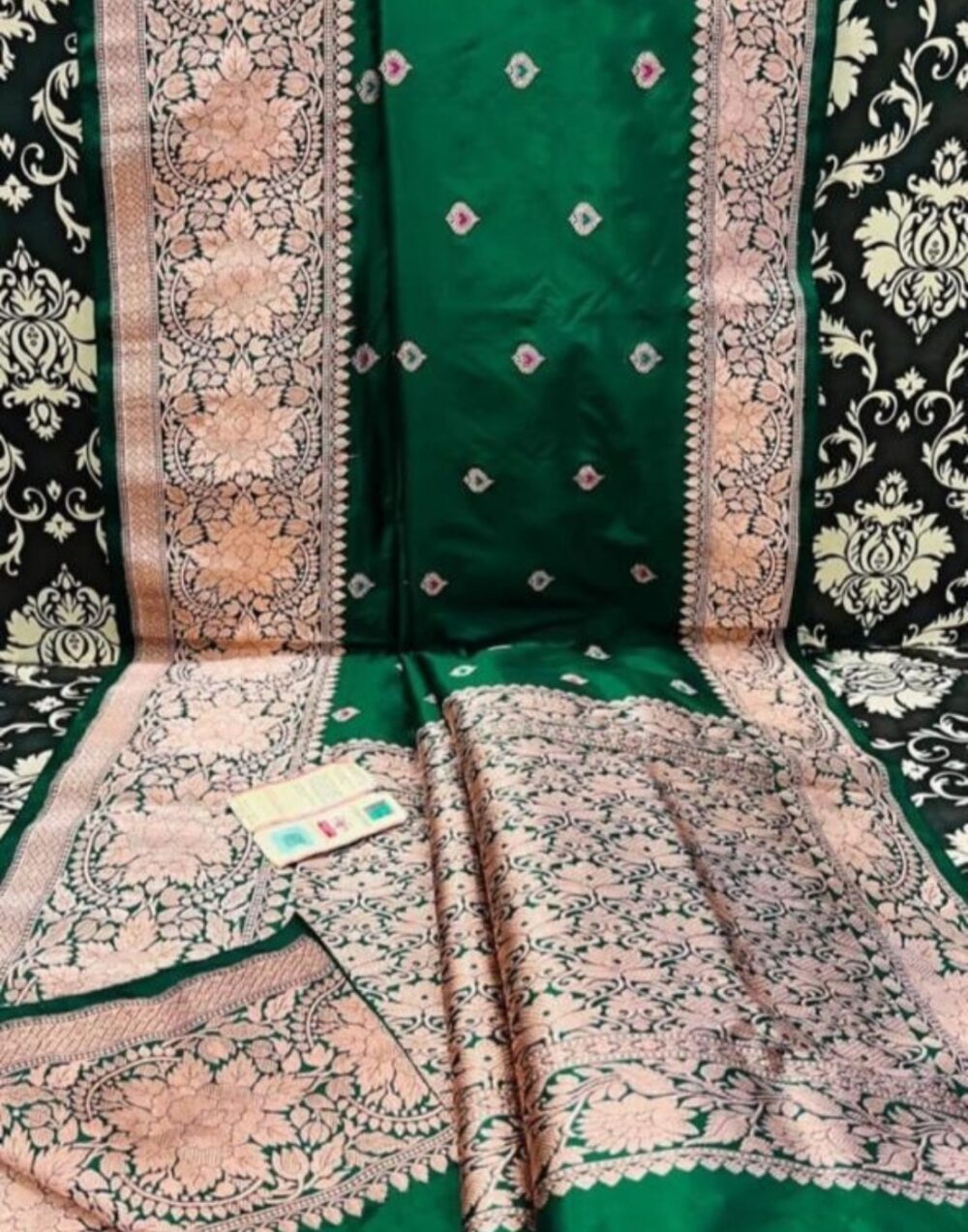 Mysore Silk Green Color Saree