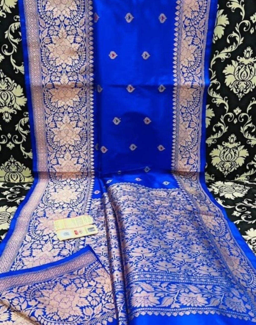 Mysore Silk Blue Color Saree