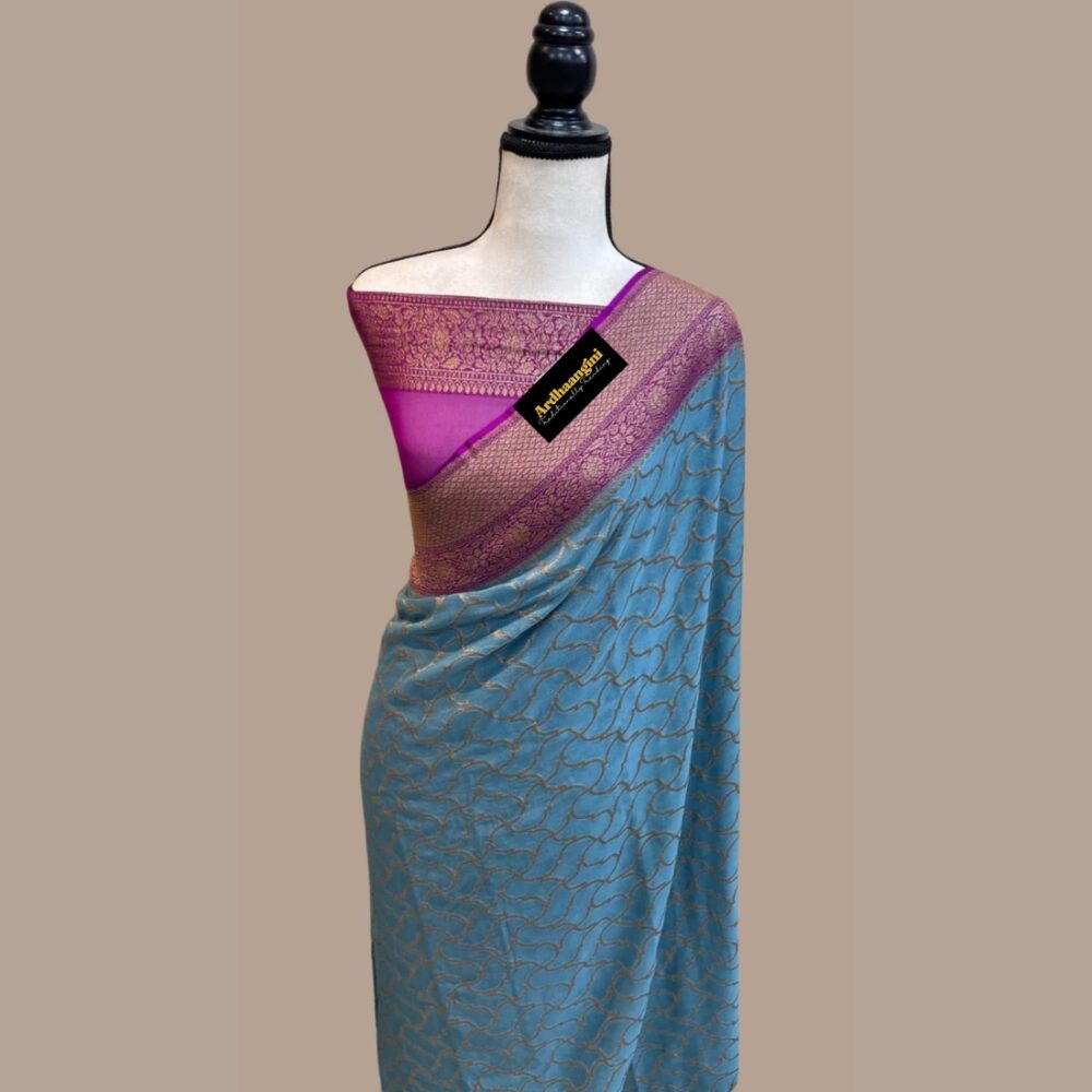 Semi Georgette Saree
