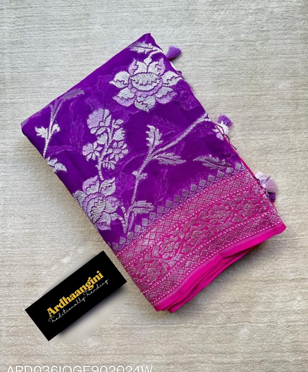 Banarasi Semi Georgette Saree