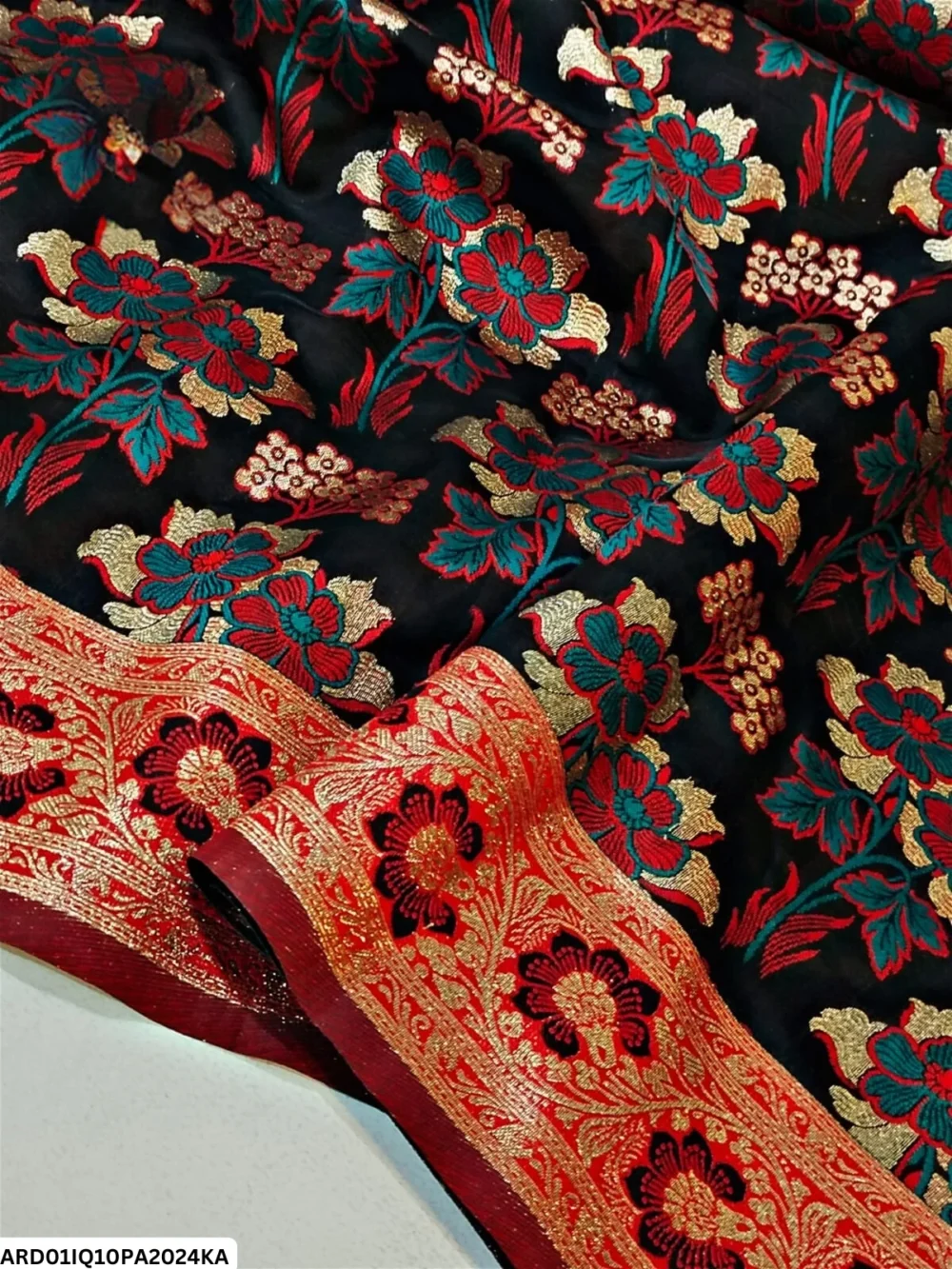 Banarasi Pashmina Katan Silk Saree